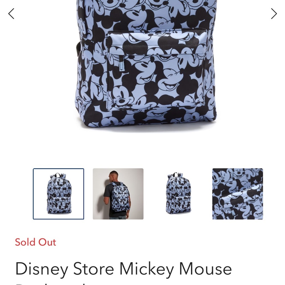 Disney store Mickey Mouse Backpack - Picture 2 of 10